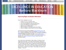 Tablet Screenshot of barbarablackburnonline.com